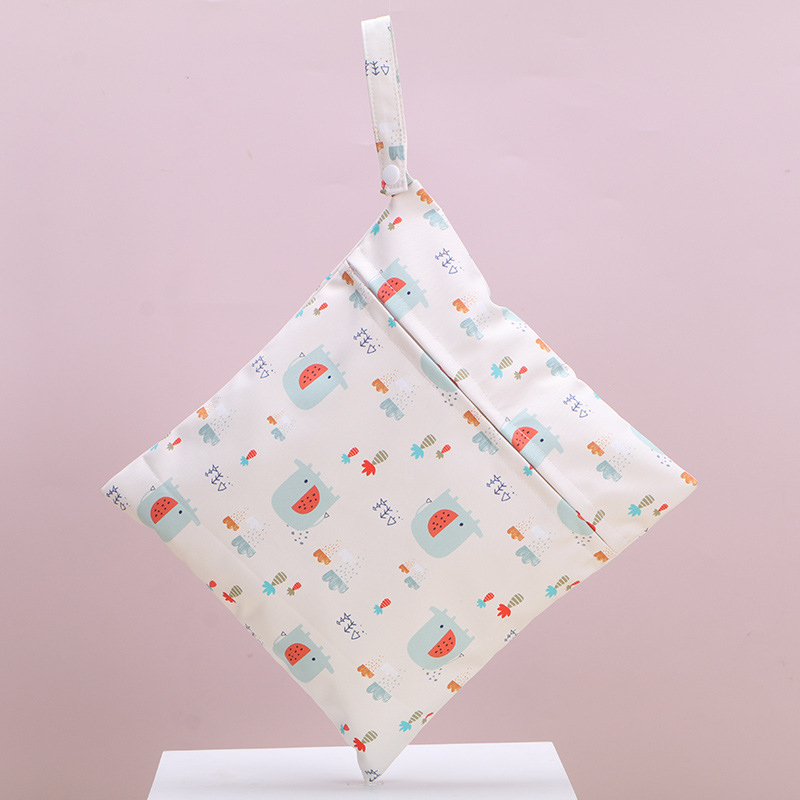 Practical Water Resistant Diaper Bag with Zipper Pocket