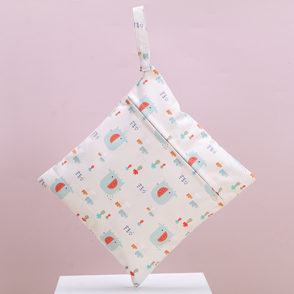 Practical Water Resistant Diaper Bag with Zipper Pocket