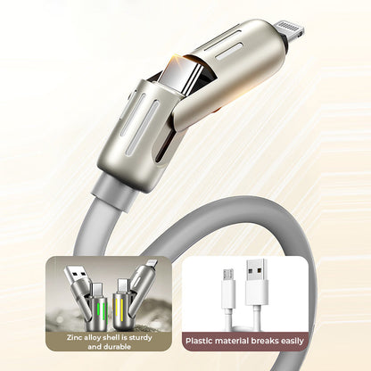Fast 4-in-1 USB C Power Cable Charger