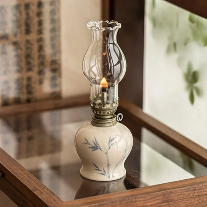Warm Glow Kerosene Oil Lamp - Fesara