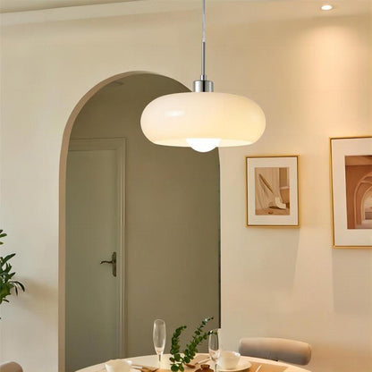 Vintage Glass Hanging Lamp Retro Nordic Style