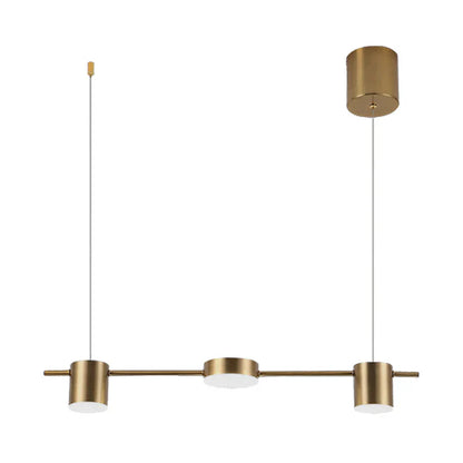Sleek Metal Hanging Light Pendant AuraDrum