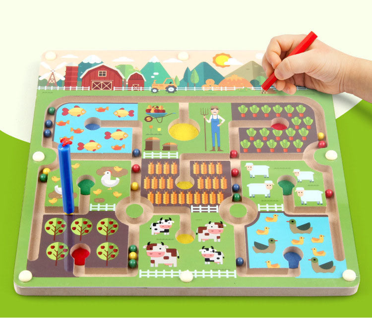 Fun Magnetic Puzzle Toy for Kids Brain Development
