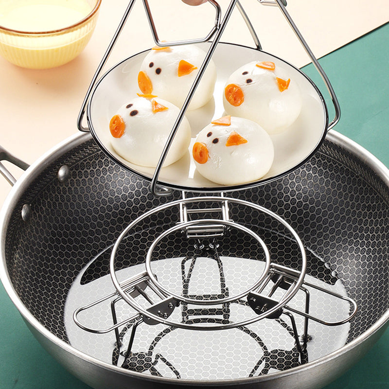 Premium Metal Food Steamer Rack Stand