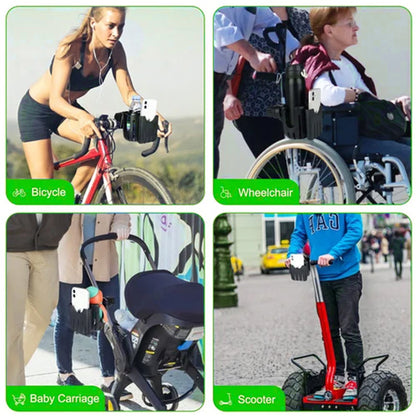 Portable 2-in-1 Phone Cup Holder Mount