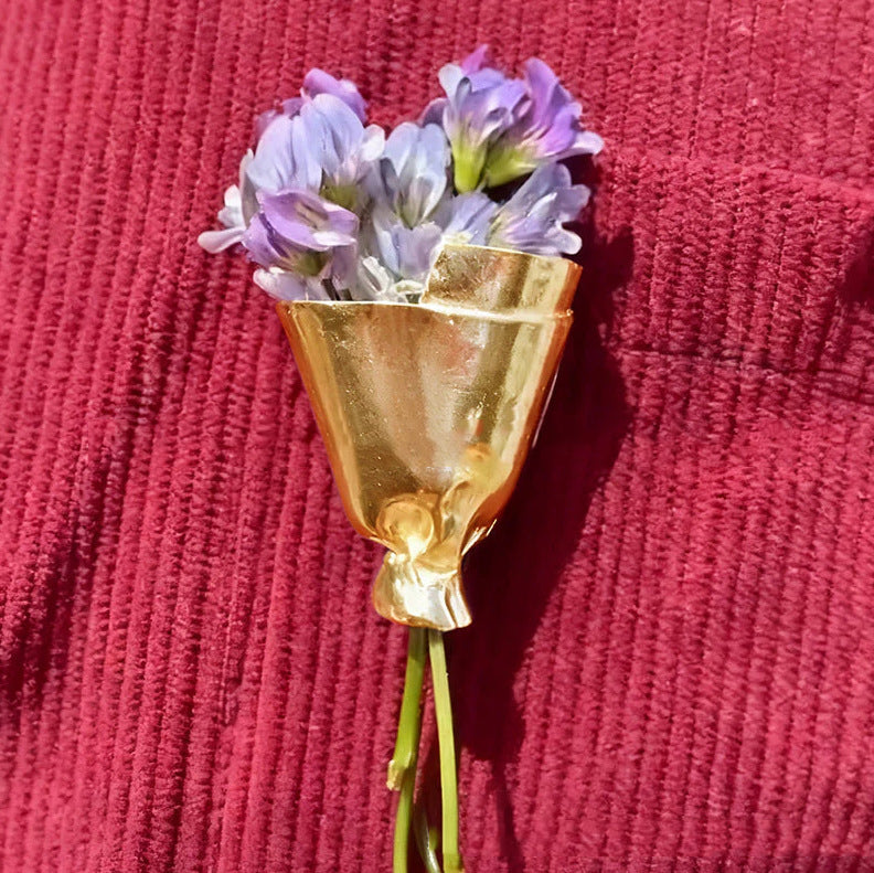 Floral Flower Pin Brooch