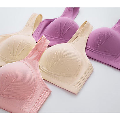 Full Figure Easy Close Stretch Push Up Support Bra