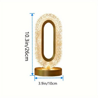Luxurious Glass Table Lamp