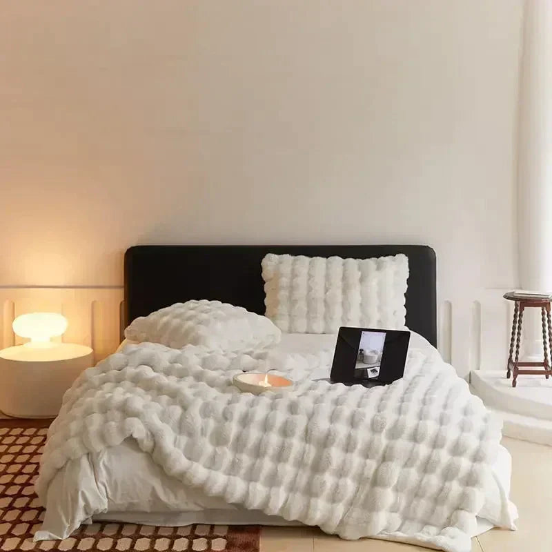 Soft Plush Fleece Wearable Blanket Wrap