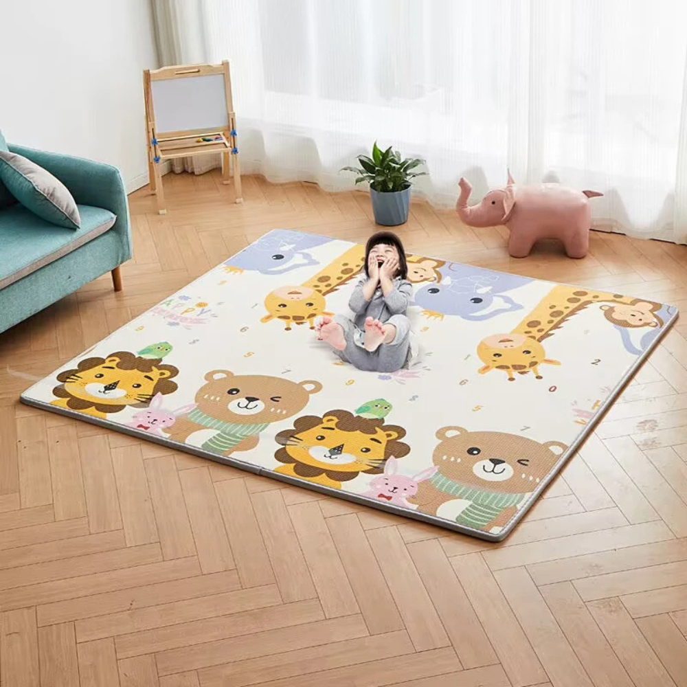 Portable Baby Playmat - Soft, Safe & Easy Clean - Fesara