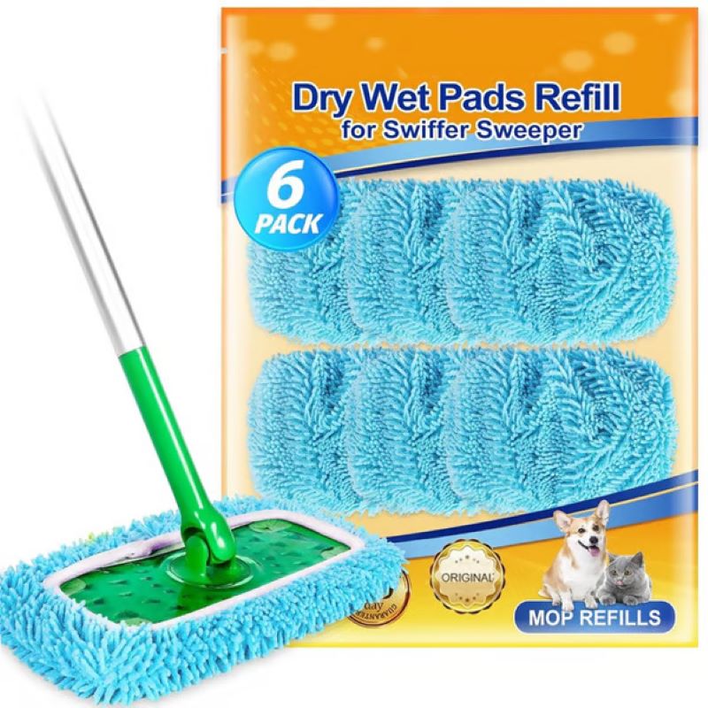 Washable Microfiber Mop Pad