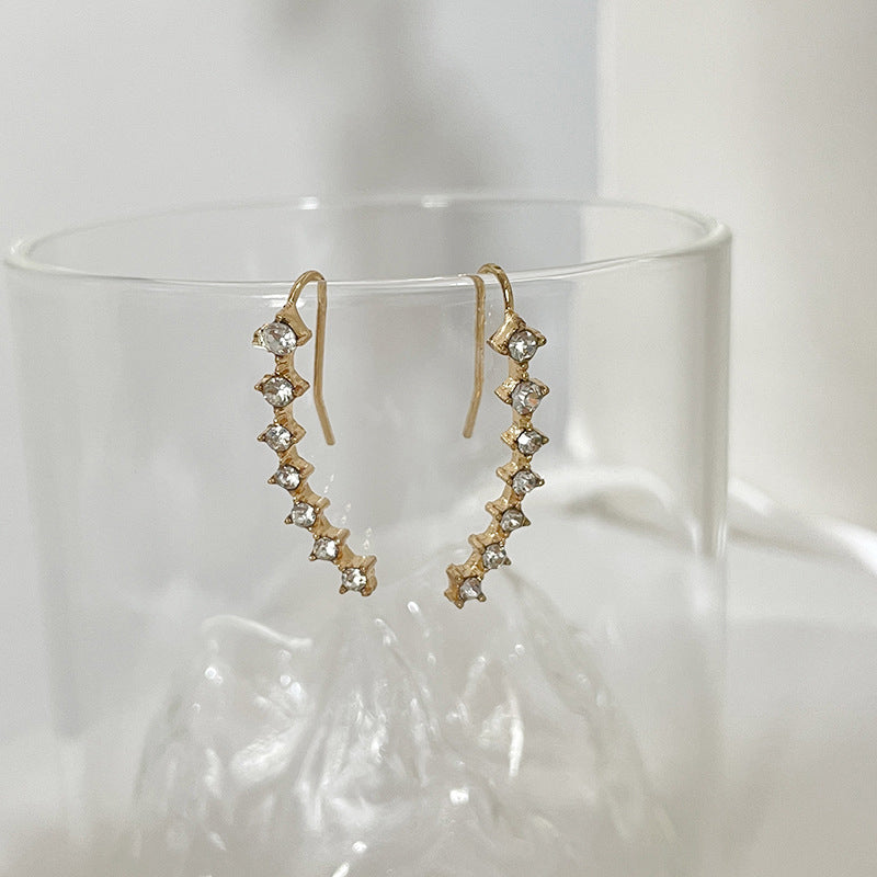 Luxurious Diamond Solitaire Earrings