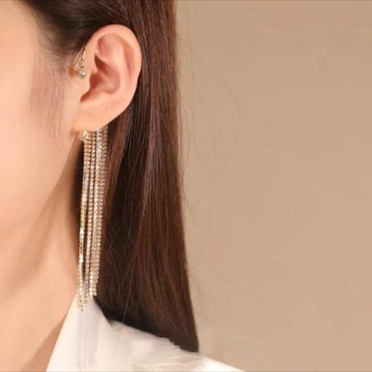 Sparkling Crystal Drop Earrings