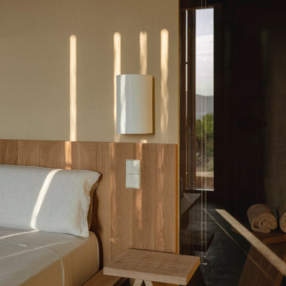 Textile Wall Light in Simple Zen Design
