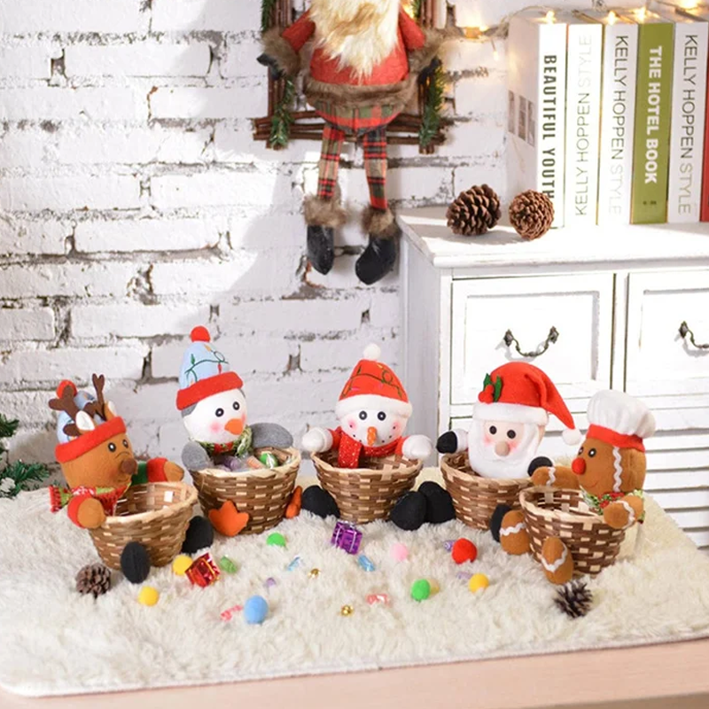 Holiday Sweet Treat Woven Gift Basket