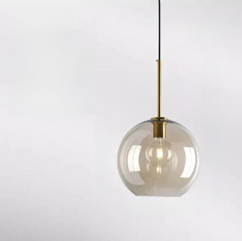 Modern Scandinavian Glass Pendant Lamp