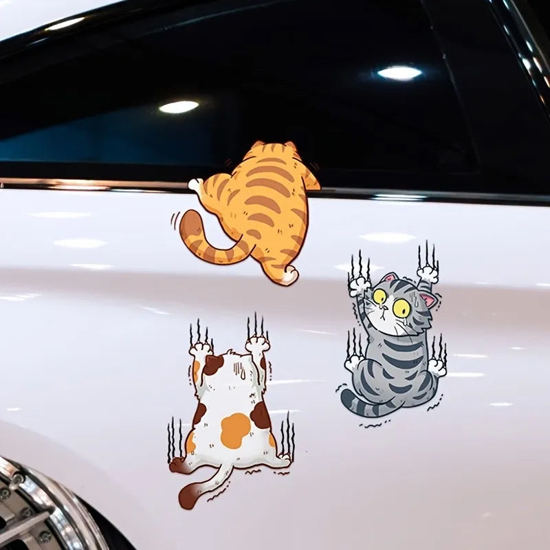 Funny Kitty Car Decal Sticker