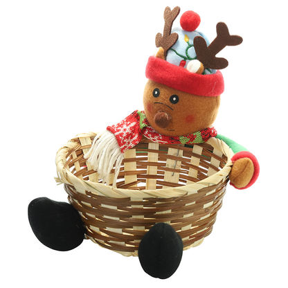 Holiday Sweet Treat Woven Gift Basket
