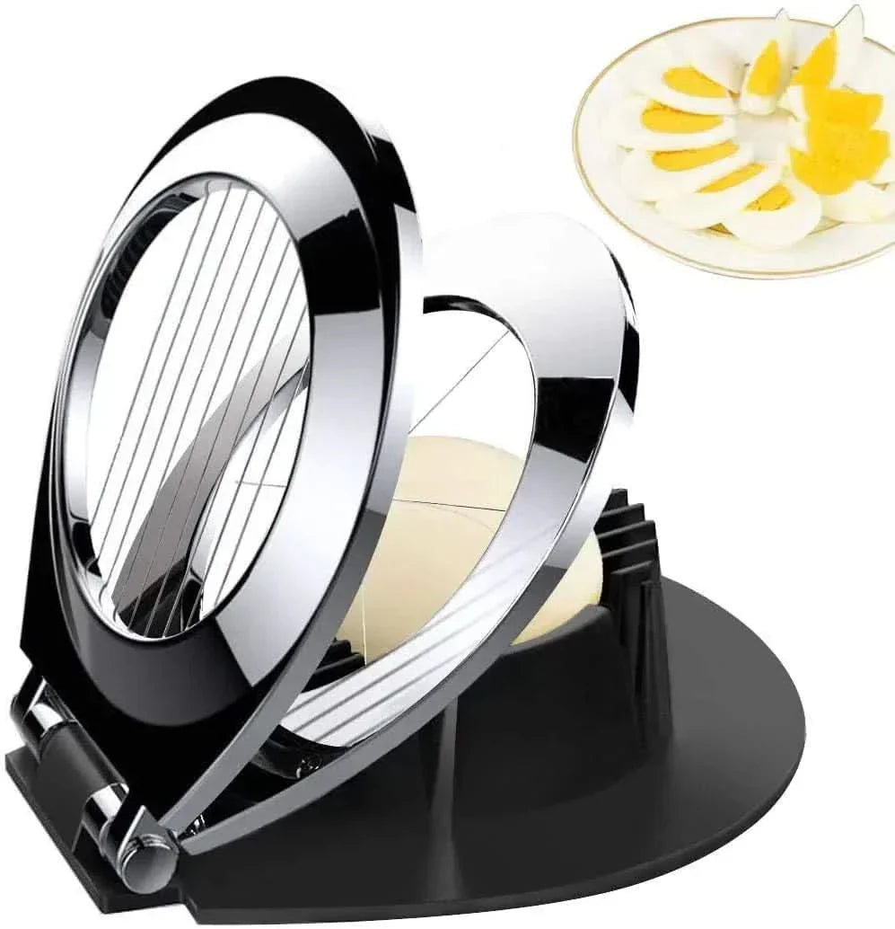 Premium 3-in-1 Stainless Egg Cutter