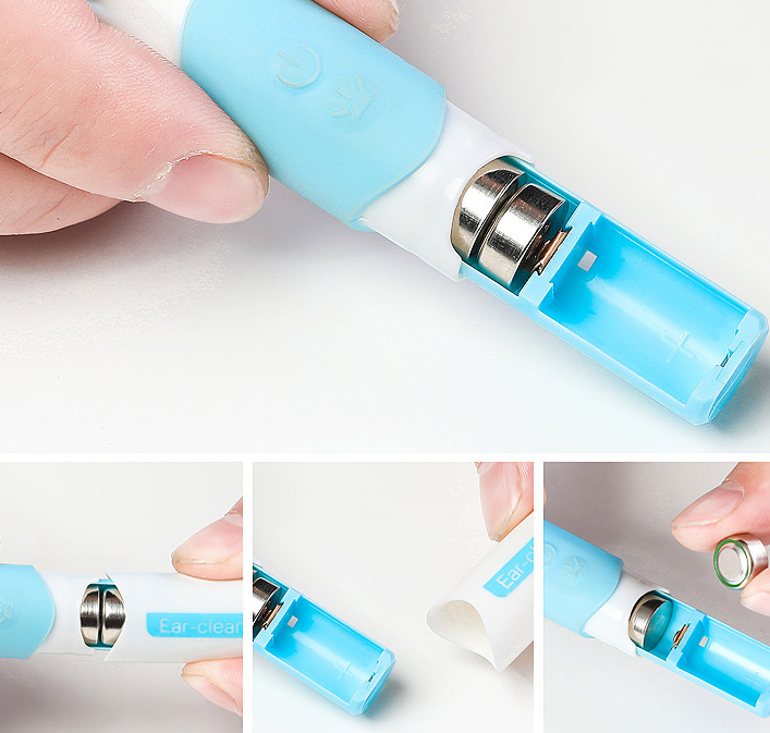 Kids Ear Cleaner with LED Light and Soft Tip