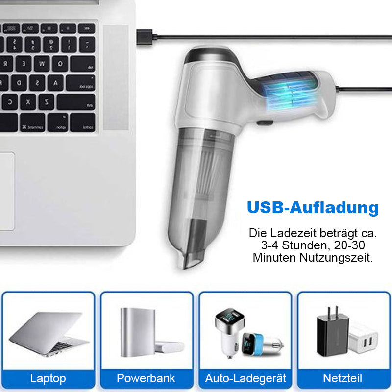 Portable 3in1 Rechargeable Hand Vacuum Cleaner