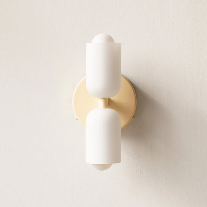 Contemporary Dual Head Wall Light