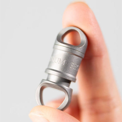 Strong Metal Spring Loaded Keychain