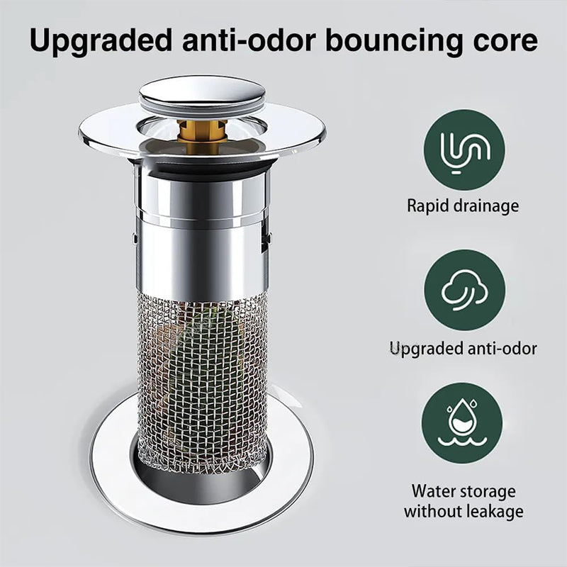 Easy Clean Sink Hair Filter Strainer