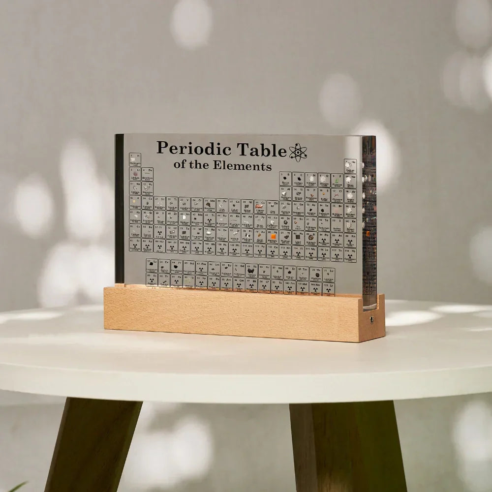 Glowing Chemistry Periodic Table Display Model