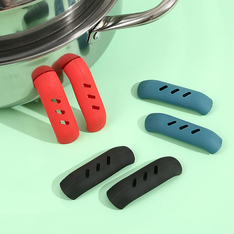 Heat Resistant Silicone Handle Covers - 10 Pack
