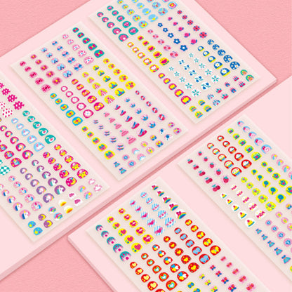 Fun Kids Nail Art Stickers (120 Count)