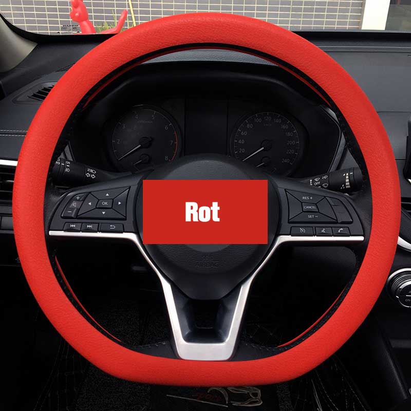 Premium Leather Car Steering Wheel Cover