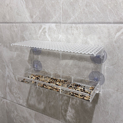 Easy Install Suction Cup Bird House with Clear Window