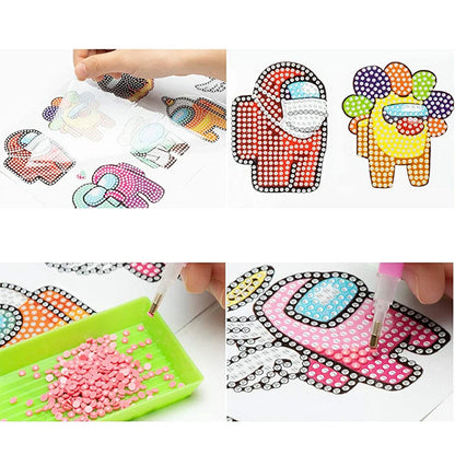Colorful Diamond Art Sticker Set