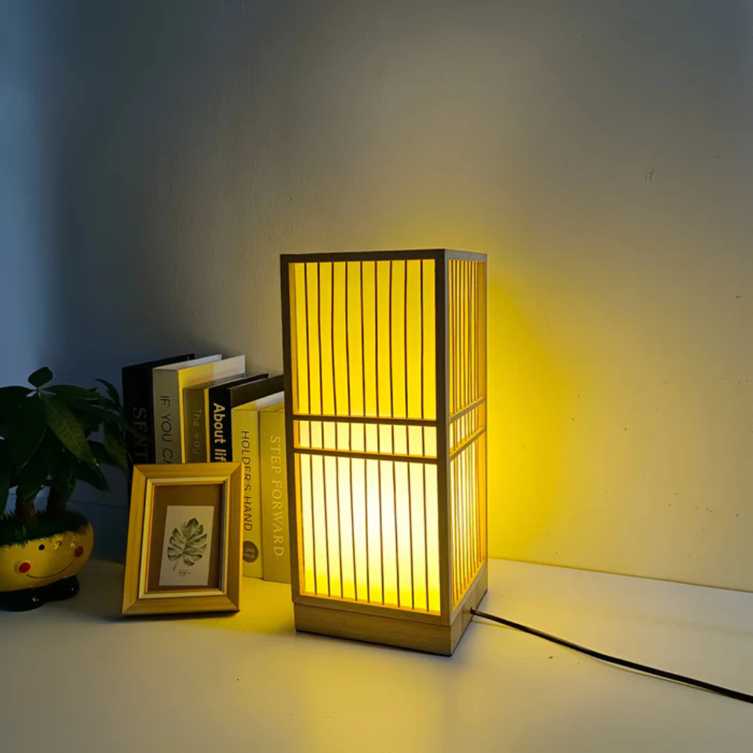 Natural Bamboo LED Desk Lamp