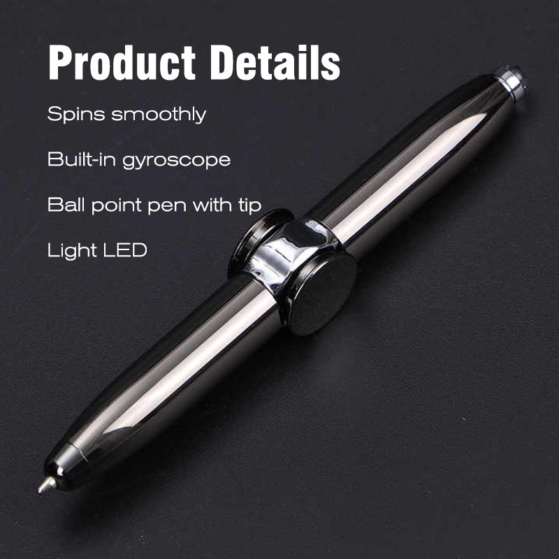Colorful LED Fidget Pen Spinner
