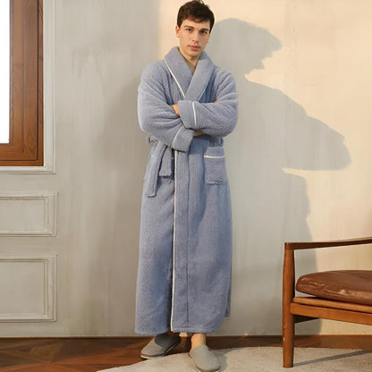 Luxurious Bath Robe with Adjustable Waist Tie