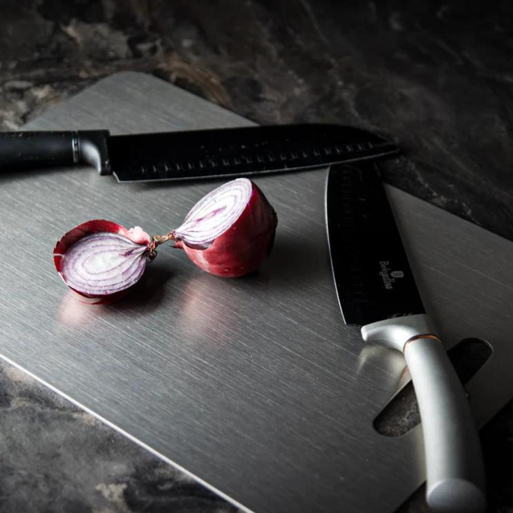 Easy Clean Kitchen Cutting Board Stainless Steel Design