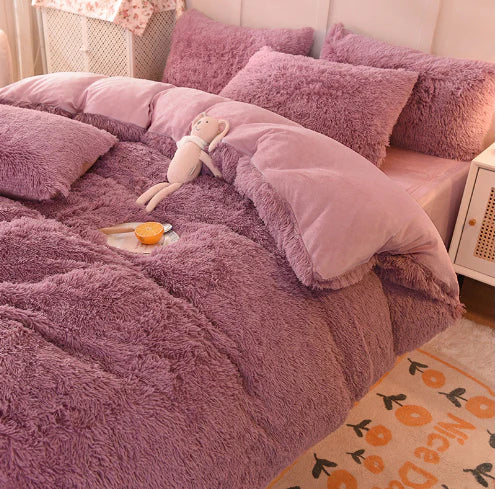 Soft Plush Winter Duvet Cover Set - Fesara