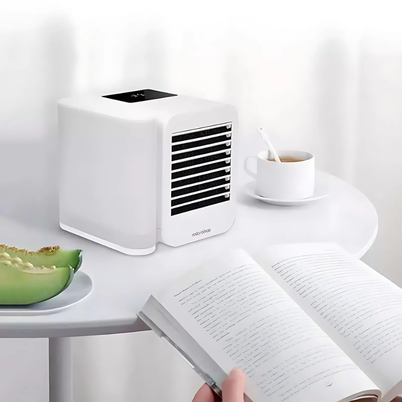 Compact Mini Air Conditioner with Water Tank and Humidifier