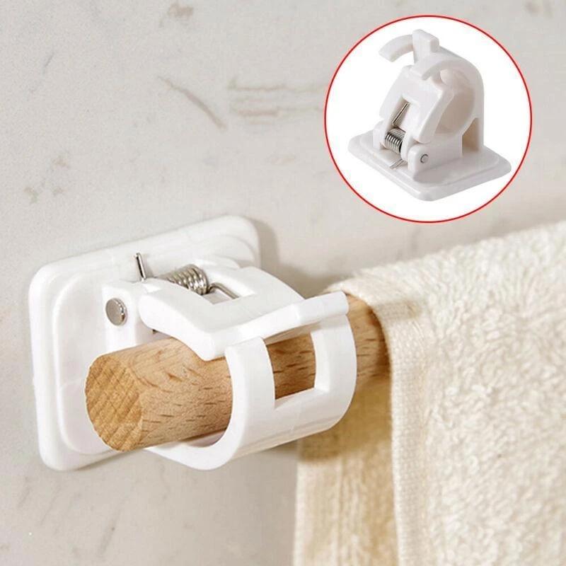 Easy Install Curtain Rod Brackets (2 Pack)