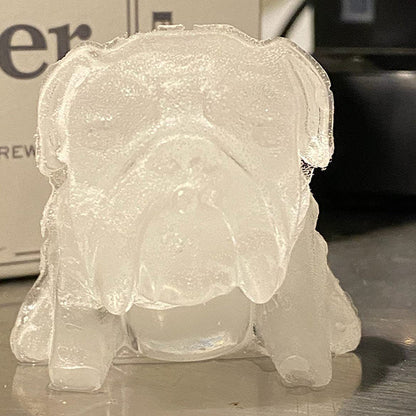 Fun Bulldog Silicone Ice Cube Tray