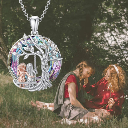 Unique Hollow Heart Friendship Pendant - Fesara