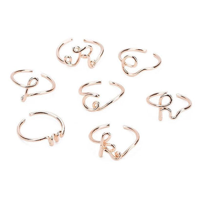 Fesara | Classic Alphabet Ring