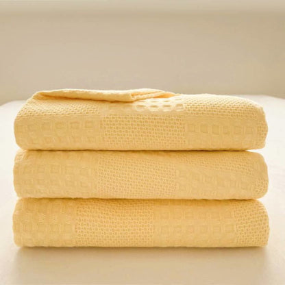 Soft Waffle Weave Cotton Blanket