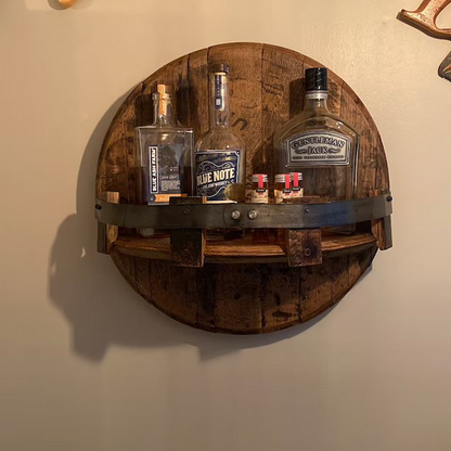 Luxury Oak Whiskey Barrel Decanter