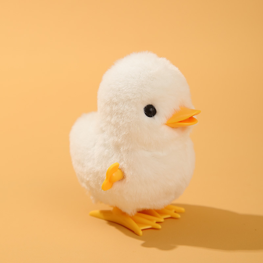 Cute Mechanical Chicken Figurine