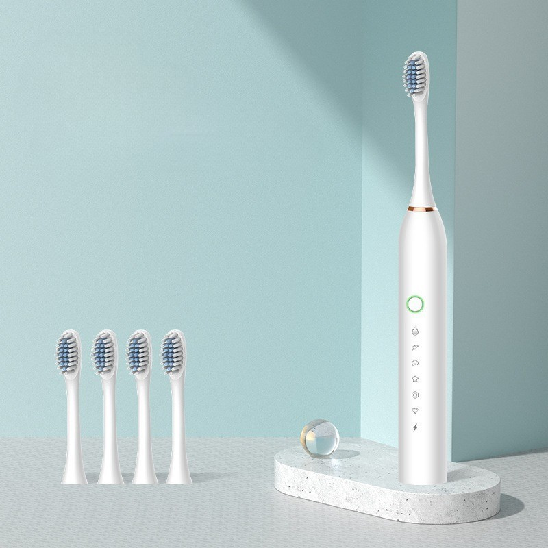 Electric Toothbrush with Replaceable Heads