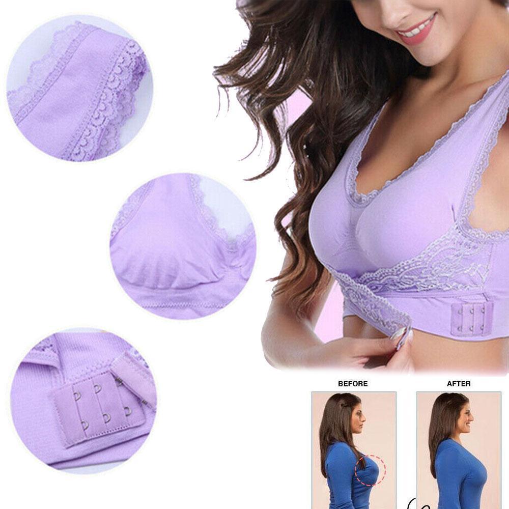 Comfortable Front Closure Lace Bra