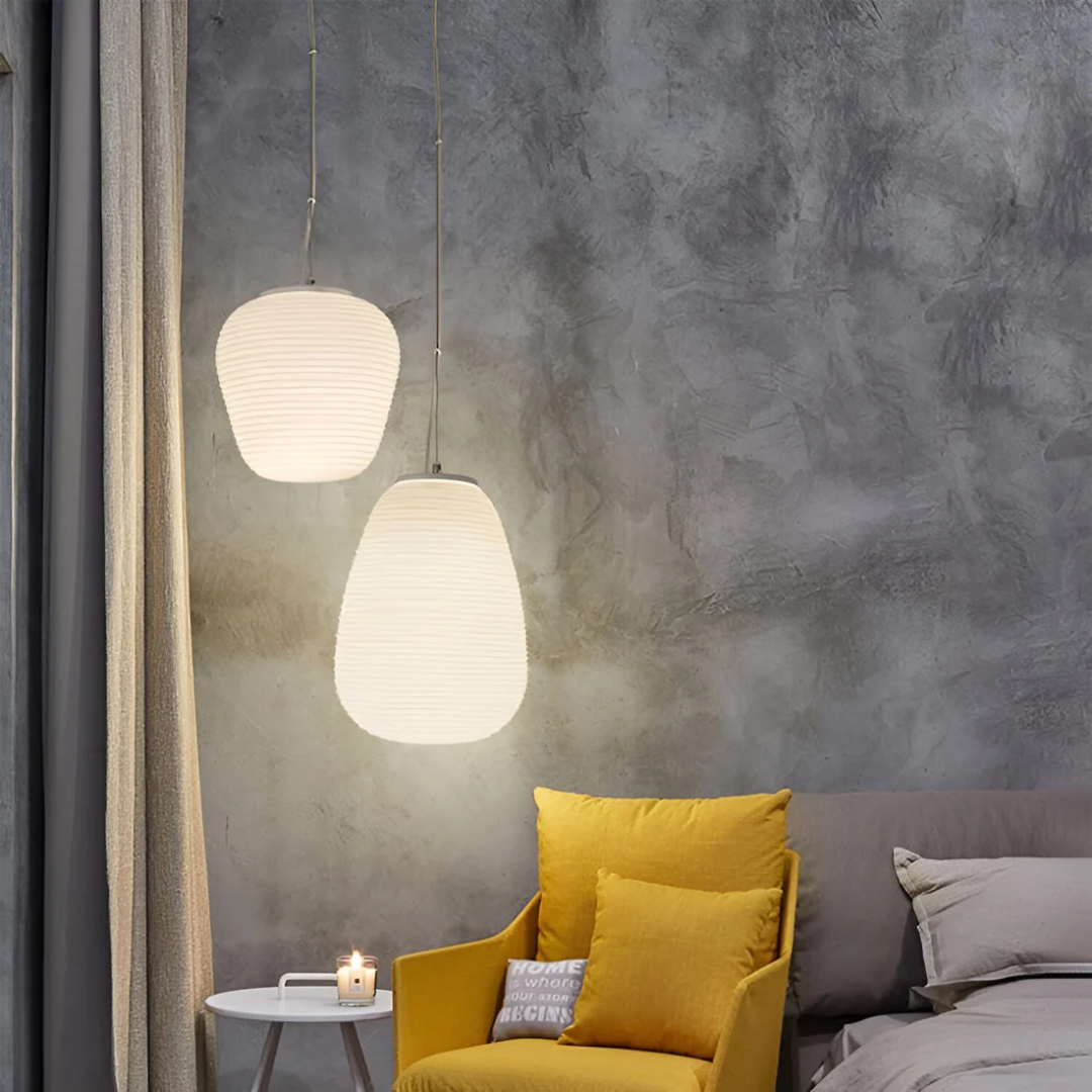 Elegant Opal Glass Hanging Light